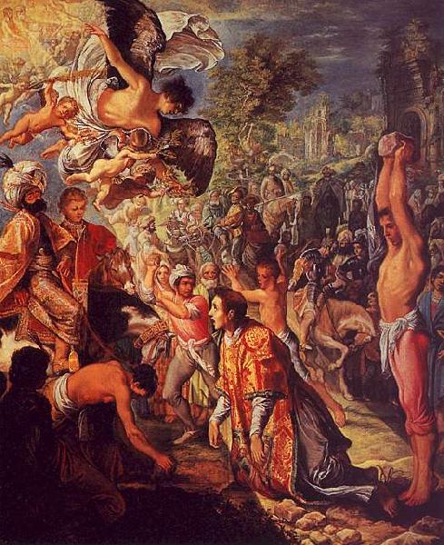  Adam  Elsheimer The Stoning of St.Stephen oil painting picture